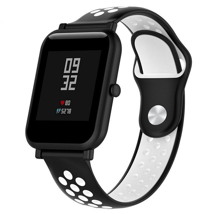 Cinturino sportivo in silicone bicolore per Huawei Watch Series 1