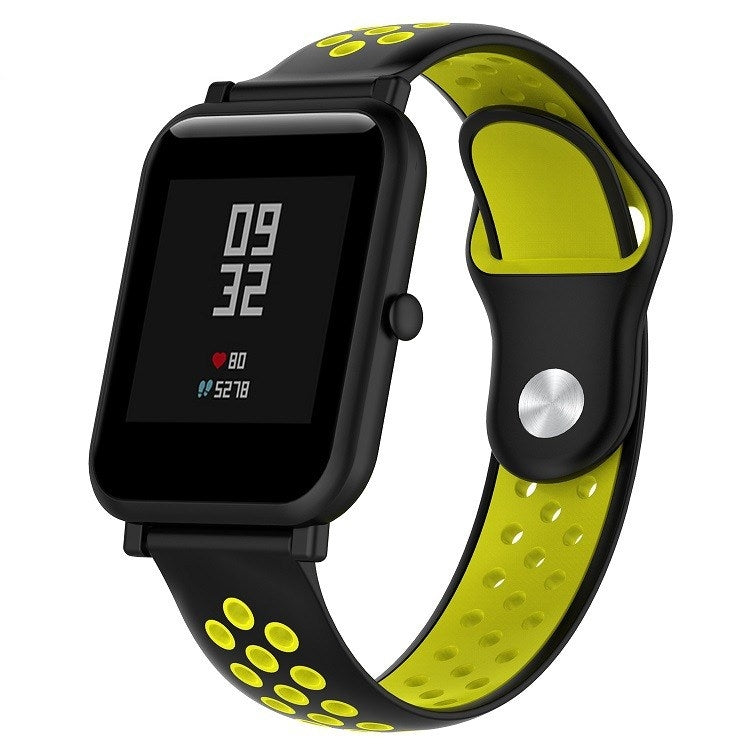 Cinturino sportivo in silicone bicolore per Huawei Watch Series 1