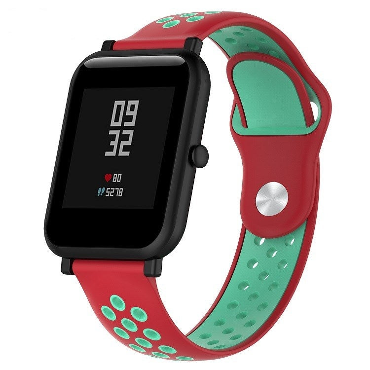 Cinturino sportivo in silicone bicolore per Huawei Watch Series 1
