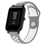 Cinturino sportivo in silicone bicolore per Huawei Watch Series 1