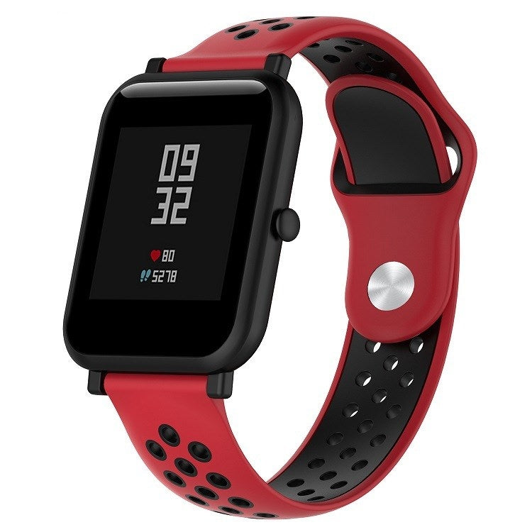 Cinturino sportivo in silicone bicolore per Huawei Watch Series 1