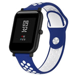 Cinturino sportivo in silicone bicolore per Huawei Watch Series 1
