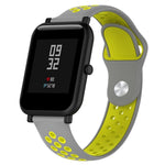 Cinturino sportivo in silicone bicolore per Huawei Watch Series 1