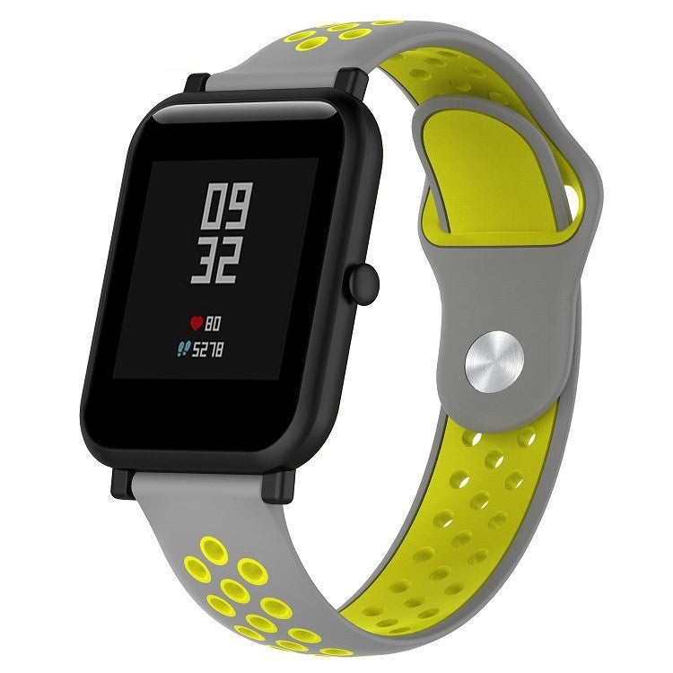 Cinturino sportivo in silicone bicolore per Huawei Watch Series 1