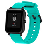 Cinturino sportivo in silicone 20mm per Amazfit Bip Lite