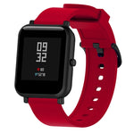 Cinturino sportivo in silicone 20mm per Amazfit Bip Lite