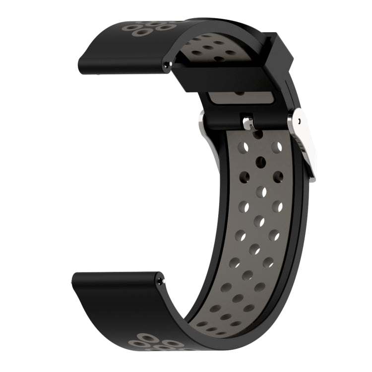 Cinturino sportivo in silicone bicolore 22mm per Amazfit Bip Lite