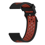 Cinturino sportivo in silicone bicolore 22mm per Amazfit Bip Lite
