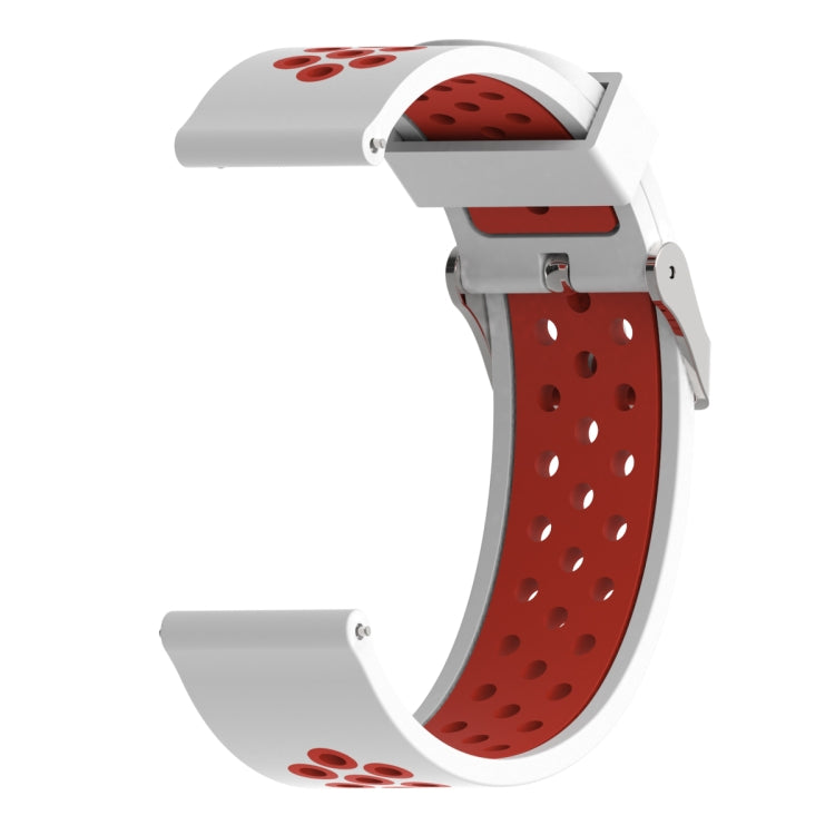 Cinturino sportivo in silicone bicolore 22mm per Amazfit Bip Lite