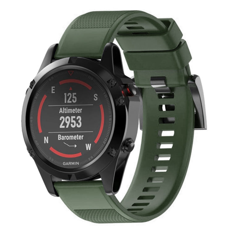 Cinturino in silicone per Garmin Fenix 5 22 mm