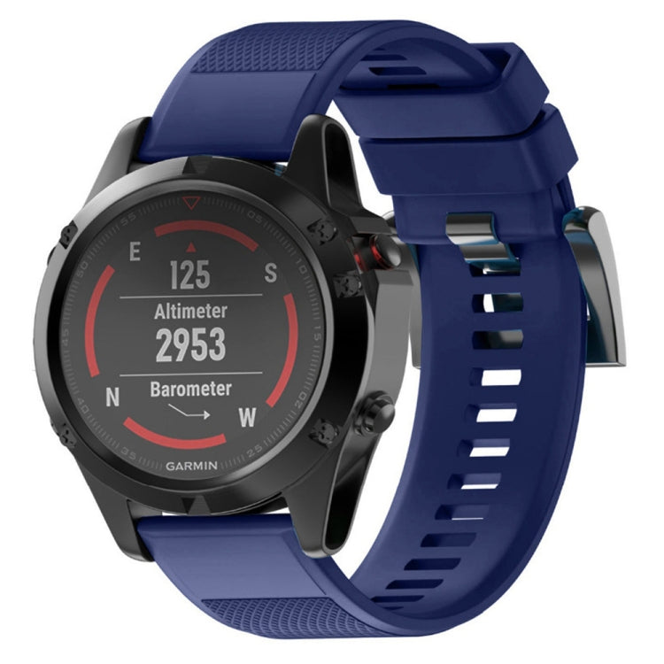 Cinturino in silicone per Garmin Fenix 5 22 mm
