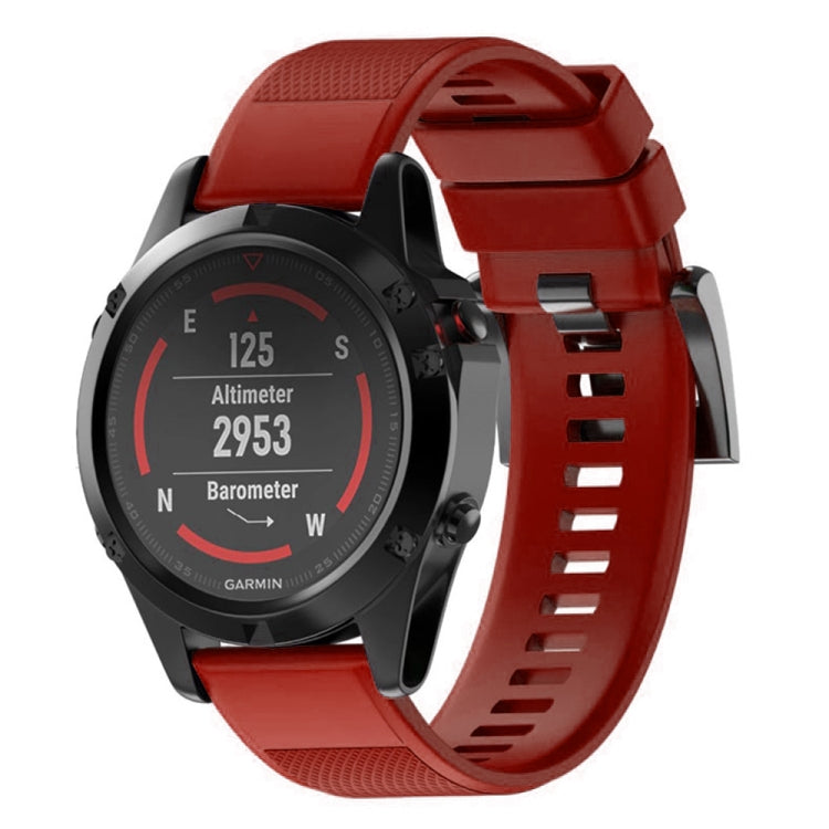 Cinturino in silicone per Garmin Fenix 5 22 mm