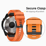Cinturino in silicone per Garmin Fenix 5 22 mm