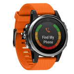Cinturino in silicone rimovibile per Garmin Fenix 5S 20 mm