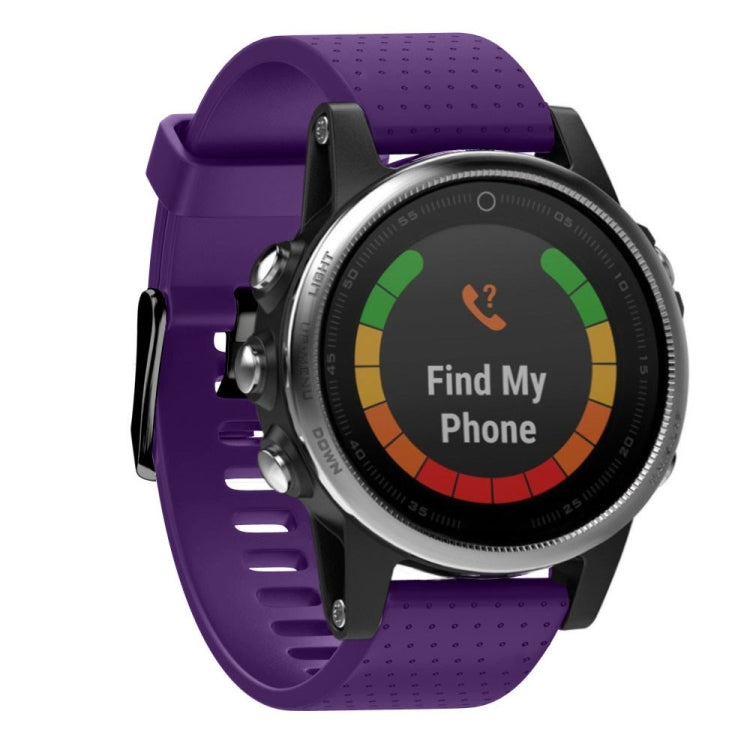 Cinturino in silicone rimovibile per Garmin Fenix 5S 20 mm