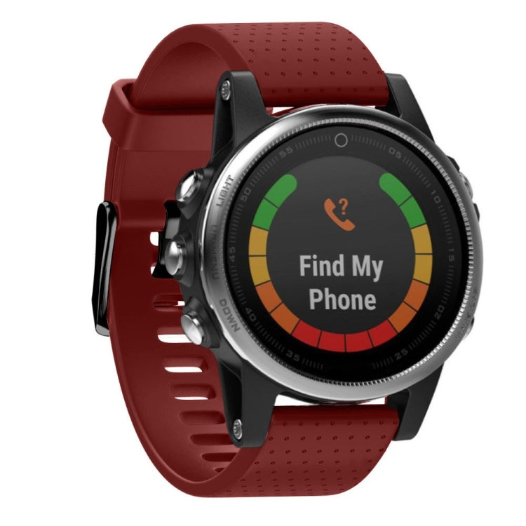 Cinturino in silicone rimovibile per Garmin Fenix 5S 20 mm