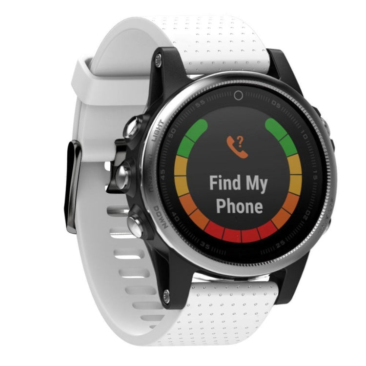 Cinturino in silicone rimovibile per Garmin Fenix 5S 20 mm