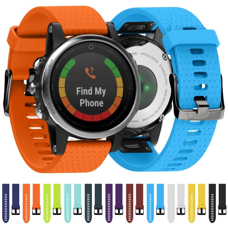 Cinturino in silicone rimovibile per Garmin Fenix 5S 20 mm