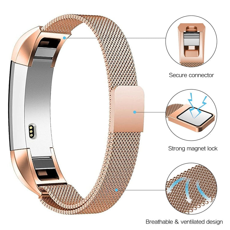 Cinturino magnetico in acciaio per Fitbit Alta 130-170 mm