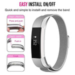 Cinturino magnetico in acciaio per Fitbit Alta grande
