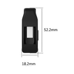 Custodia protettiva in silicone con clip per Fitbit Inspire e Ace