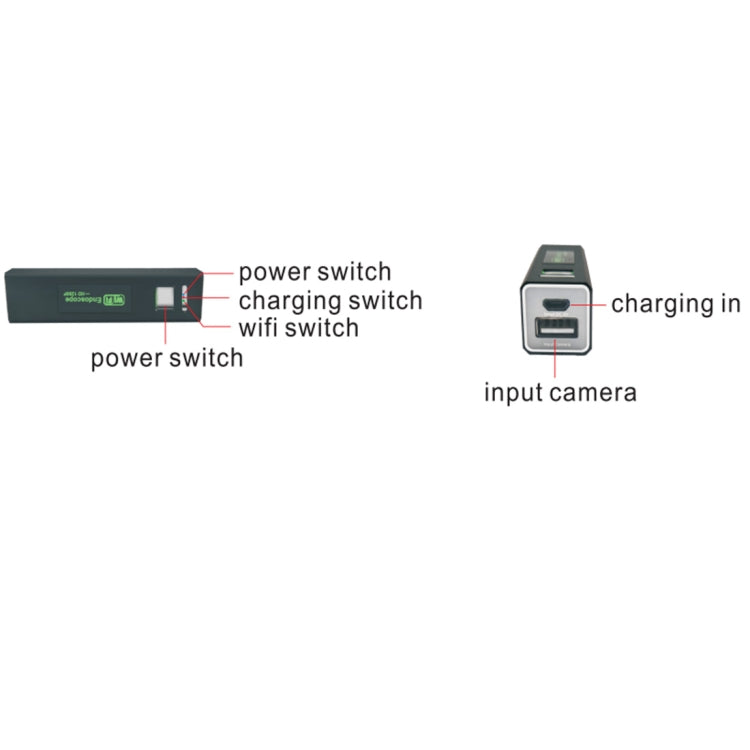 Telecamera ispezione tubo WiFi HD 8 mm 10 m IP68