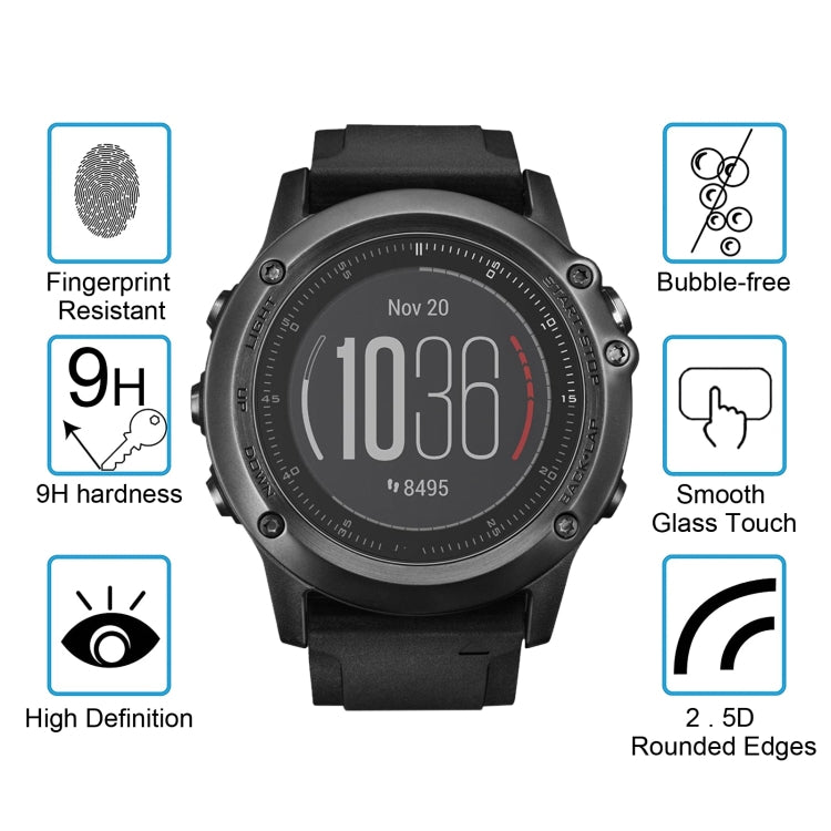 Pellicola vetro temperato per Garmin Fenix 3 HR 0,2 mm