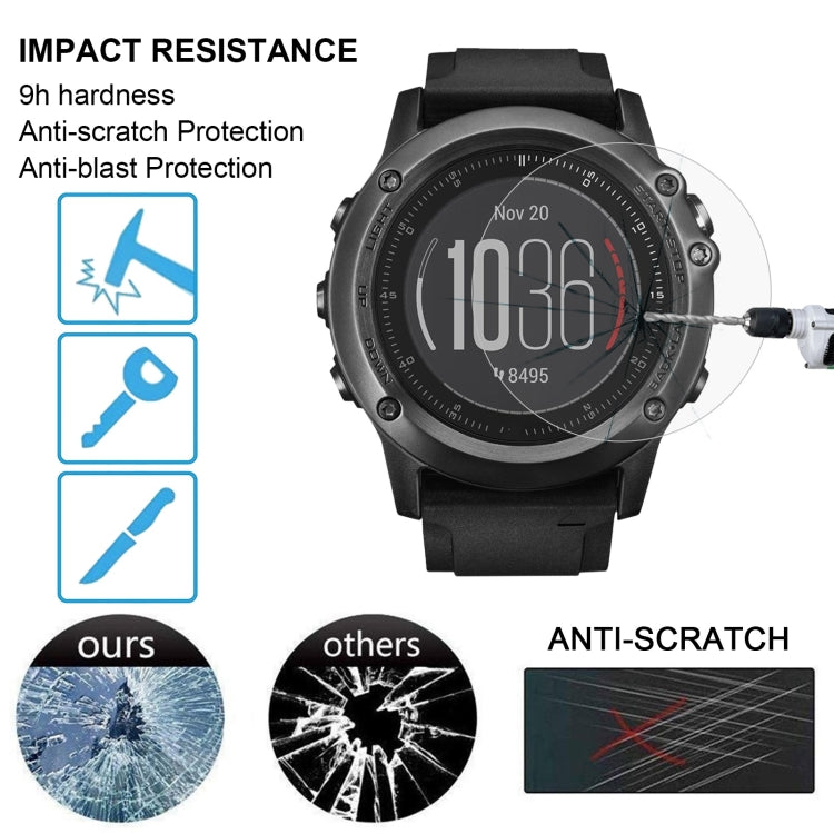 Pellicola vetro temperato per Garmin Fenix 3 HR 0,2 mm