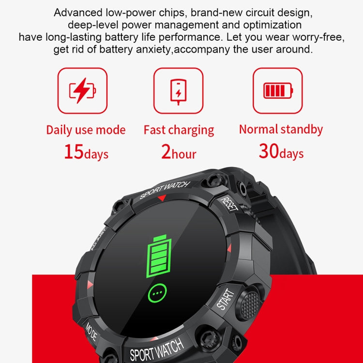Smartwatch sportivo FD68 con schermo 1,3" e monitoraggio salute