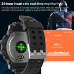 Smartwatch sportivo impermeabile IP68 con schermo TFT 1,28"