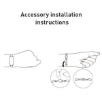 Bracciale in acciaio inossidabile per Xiaomi Mi Band 8