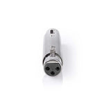 Adattatore XLR Femmina a 3 pin XLR - Femmina a 3 pin XLR 10 pezzi Metallo 5412810298976 541281029897 5412810298976