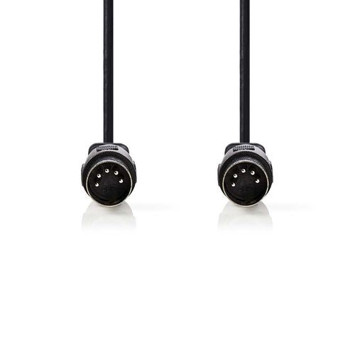 Cavo maschio DIN a 5 pin 2.0 m nero