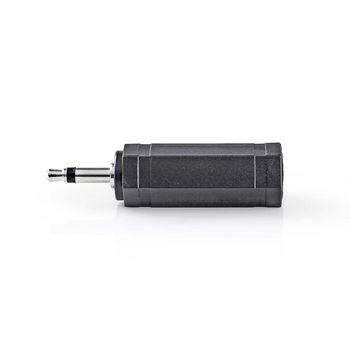 Adattatore audio mono maschio 3,5 mm femmina 6,35 mm nero 10 pezzi