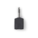 Adattatore audio stereo Nedis 6,35 mm maschio a 2 femmine