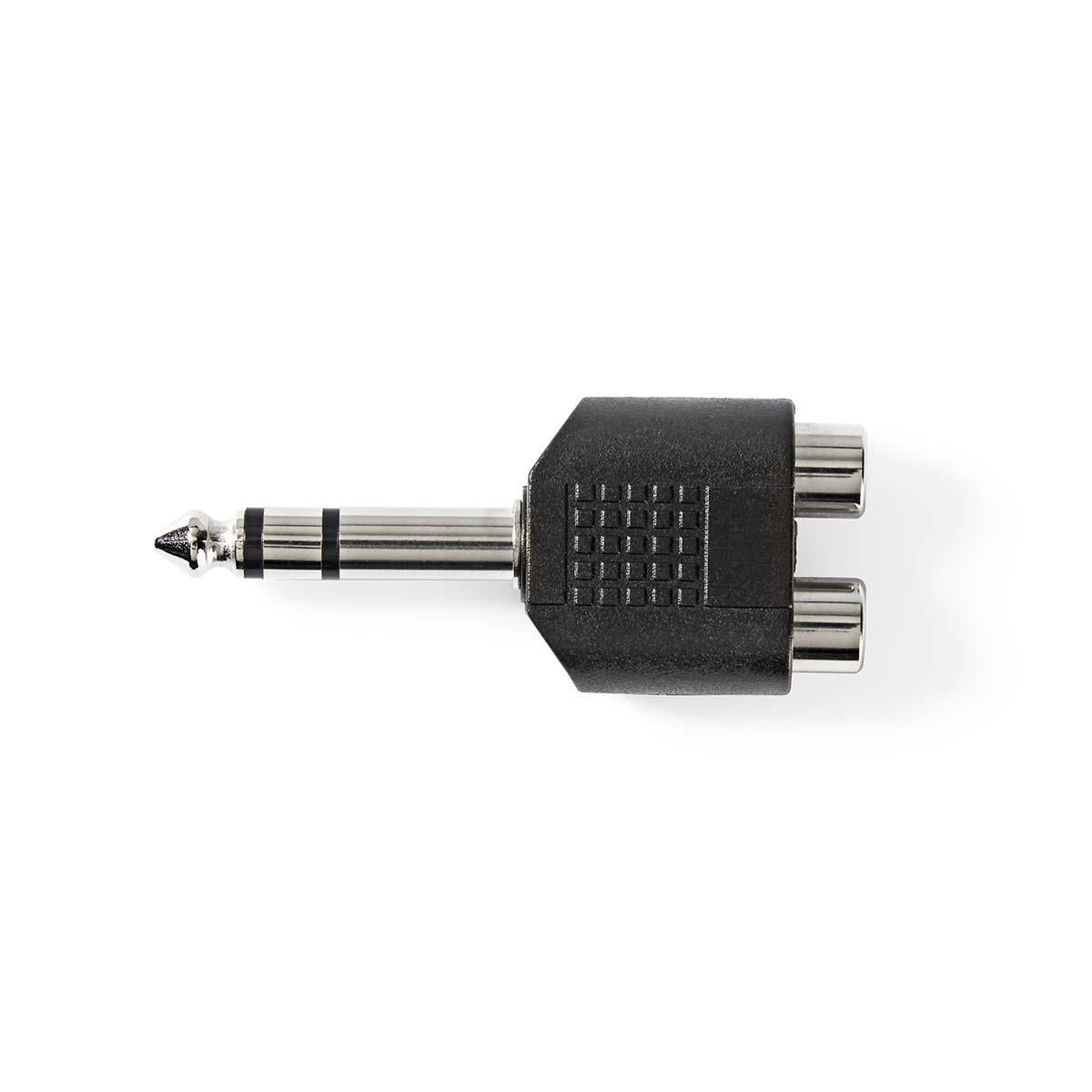Adattatore audio stereo Nedis 6,35 mm maschio a 2 RCA femmina, 10 pezzi