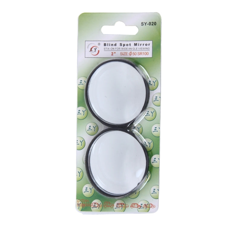 Specchietto grandangolare punto cieco auto diametro 5,3 cm