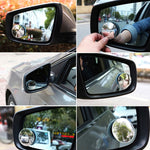 Specchietto grandangolare punto cieco auto diametro 5,3 cm