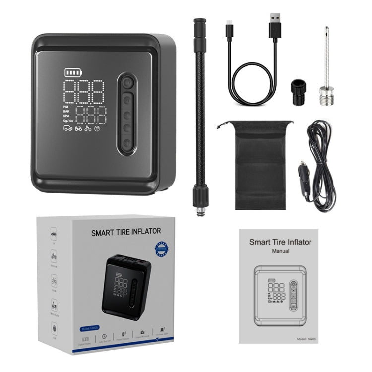 Pompa aria portatile wireless per auto NW05-P