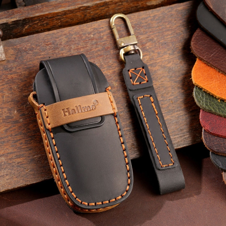 Custodia in pelle per chiave Nissan Teana 2 pulsanti