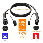 Cavo Prolunga Ricarica Veicolo Elettrico 250V 32A Tipo 2