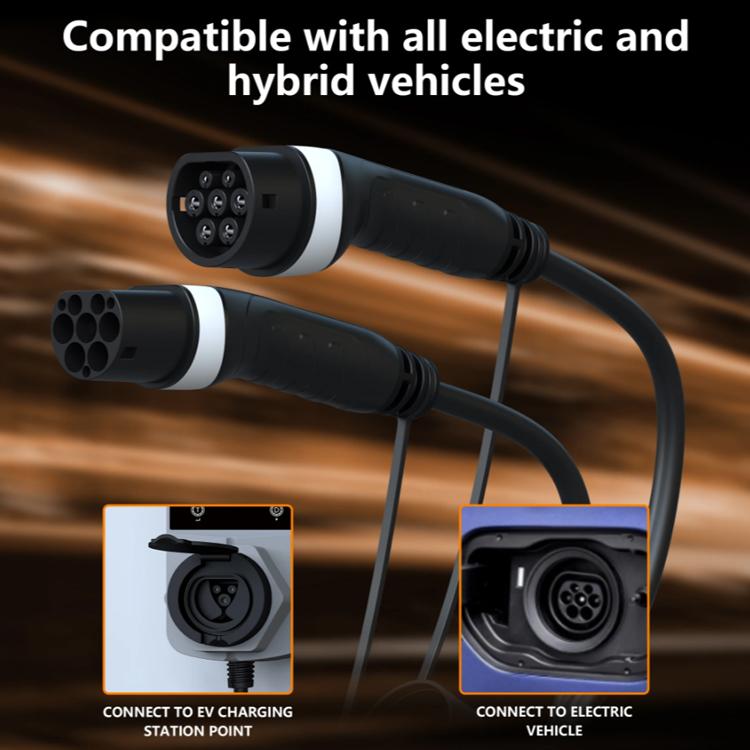 Cavo adattatore ricarica veicolo elettrico 480V 16A Tipo 2