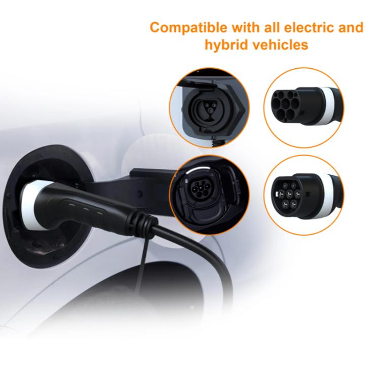 Cavo adattatore ricarica veicolo elettrico 480V 16A Tipo 2