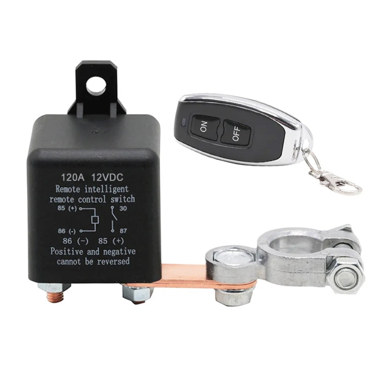 Relè isolatore batteria auto 12V 120A con telecomando wireless