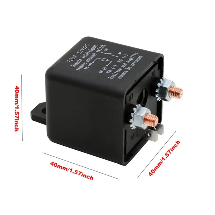 Relè isolatore batteria auto 12V 120A con telecomando wireless