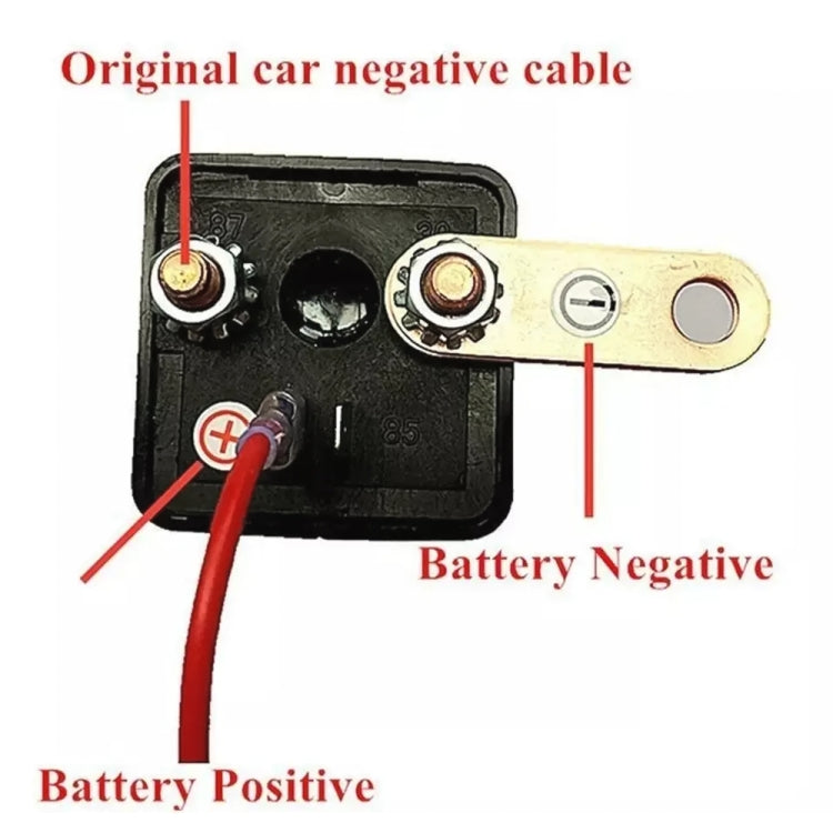Relè isolatore batteria auto 12V 120A con telecomando wireless