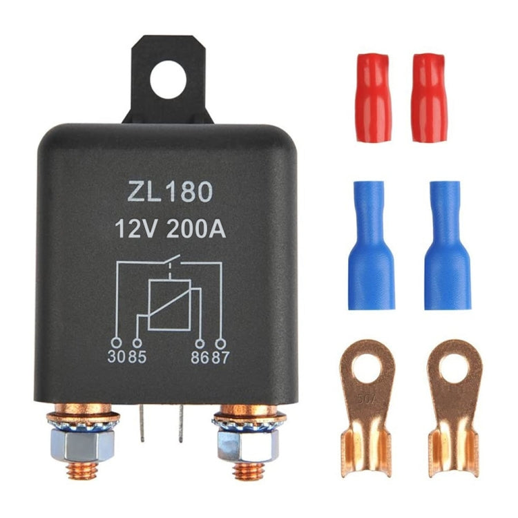 Relè avviamento auto 12V 200A con accessori