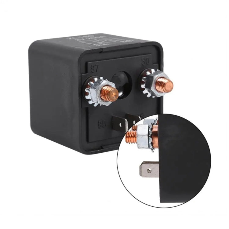 Relè avviamento auto 12V 200A con accessori