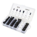 Set 100 clip rivetti fissaggio plastica per auto universali