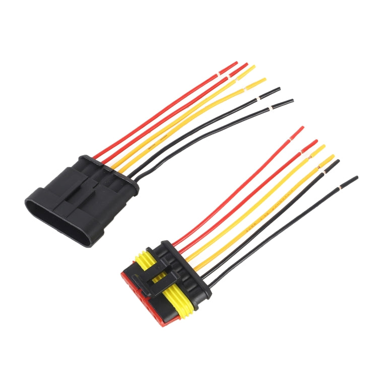 Connettore spina impermeabile 5 poli per auto 10 cm
